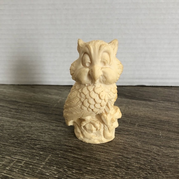 Vtg Italian Owl Sculpture by A. Santini - Picture 8 of 12